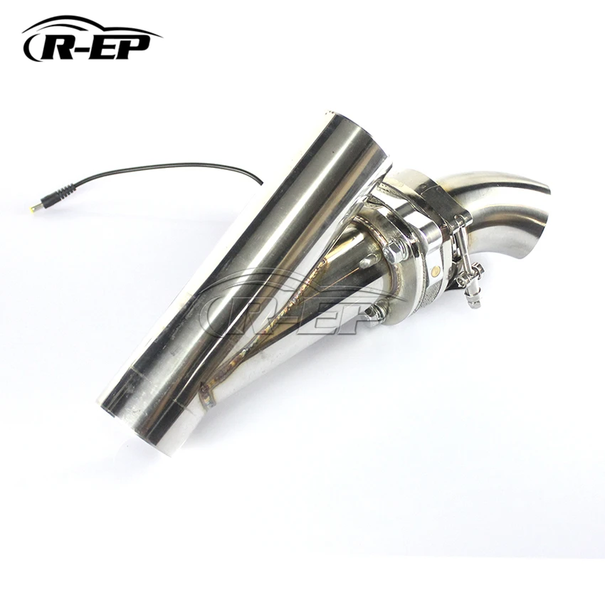 Электрический Выпускной клапан из нержавеющей стали 304 глушитель с выхлопом 2 25