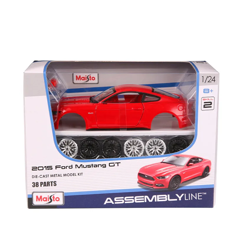 Сборная модель автомобиля Maisto Mustang BOSS 302 GT Street Racer 1:24 игрушечный автомобиль из