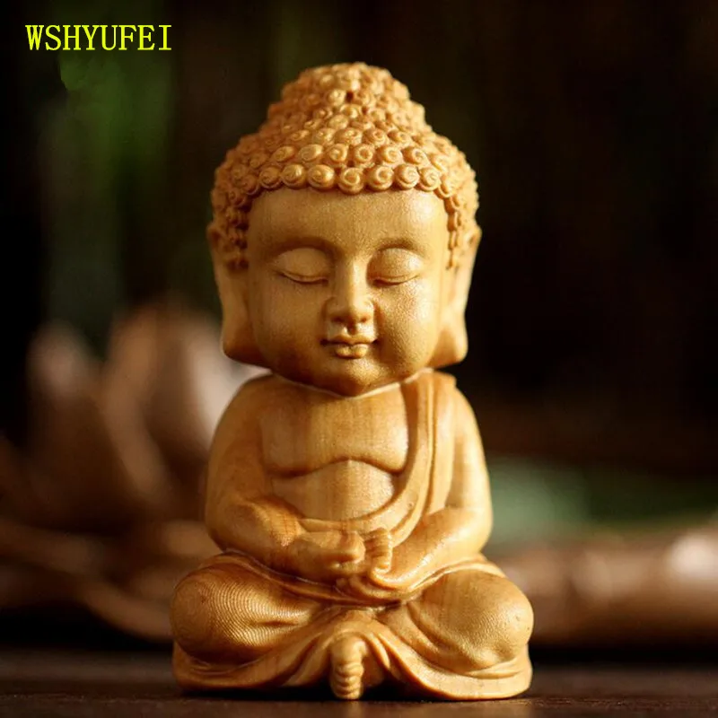 WSHYUFEI брошюра ручка для украшения статуя Будды Sakyamuni Maitreya Guanyin подарок ручной