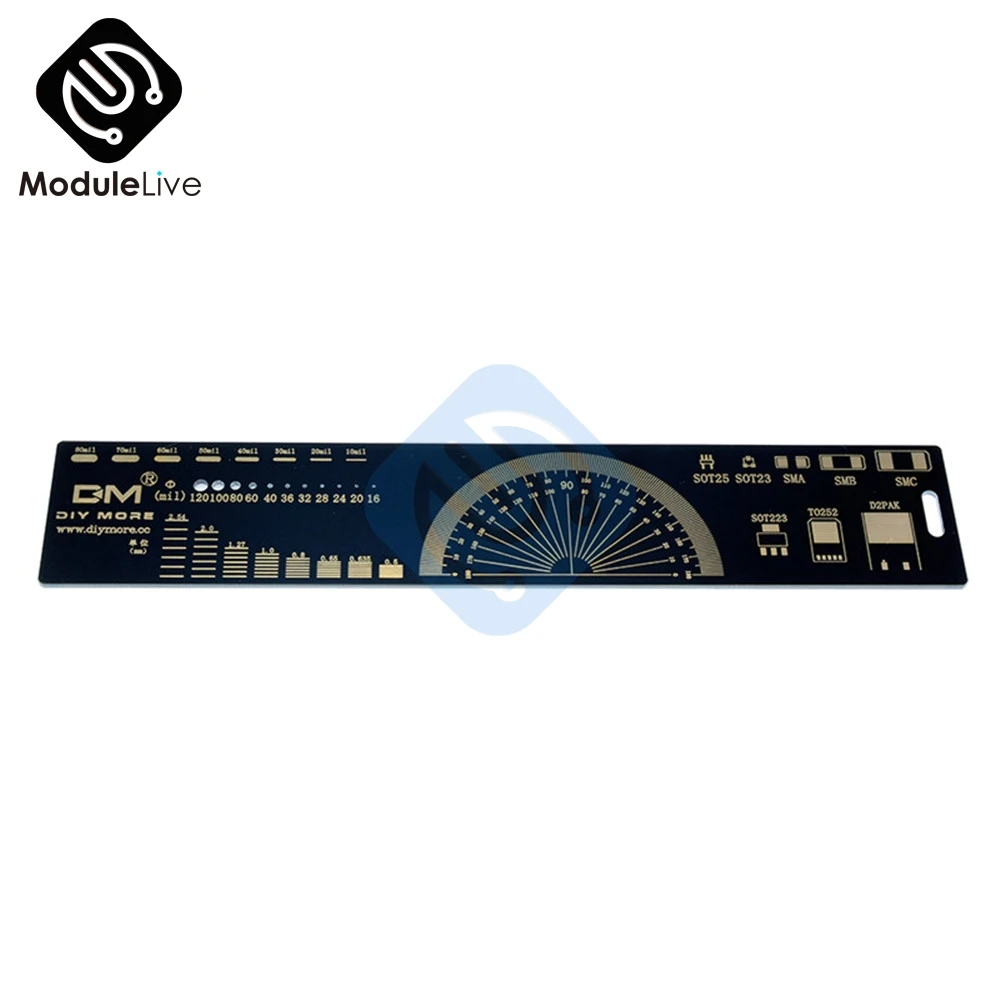 20 см 7 8 дюймов многофункциональная линейка печатных плат измерительный