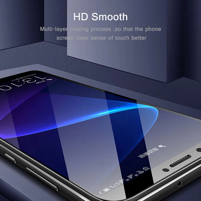 Для Huawei P Smart закаленное стекло защита экрана 2.5D полное покрытие пленка для Enjoy 7 S/P