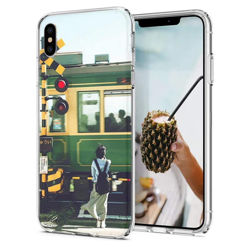 Мягкий чехол для телефона iPhone X XS XR чехлы из ТПУ Цветной силиконовый 6 7 Max E631 |