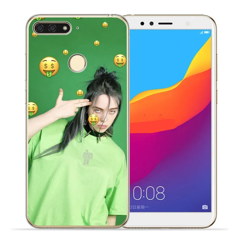 1806 Роскошные Billie eilish для huawei Honor 10 9 8 8X 8C 7A 7C 7X7 6X 6A 20 Pro V20 20i Lite чехол для телефона чехол Funda Coque Etui Капа - Цвет: 1806