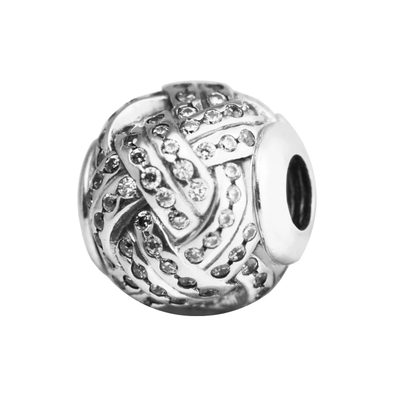 Подходит для Pandora амулеты эссенция Браслеты Дружба бусины 100% 925 пробы серебряные