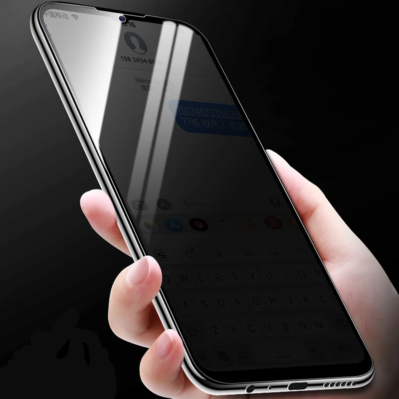 Микроданные для Meizu Note 9 9H антишпионское закаленное стекло антибликовое