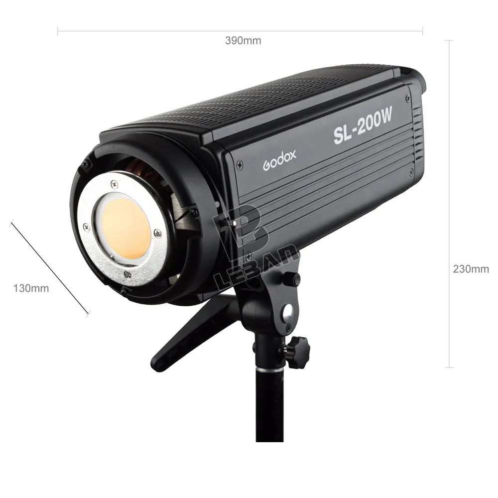 Godox SL 200W 200Ws 5600K студия светодиодный непрерывное освещение для фото и светильник