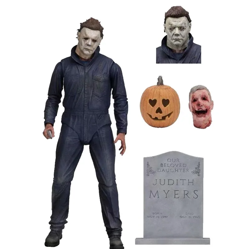 NECA Хэллоуин Ultimate Майкл Майерс экшн фигурки BJD модели игрушки 18 см|Игровые и