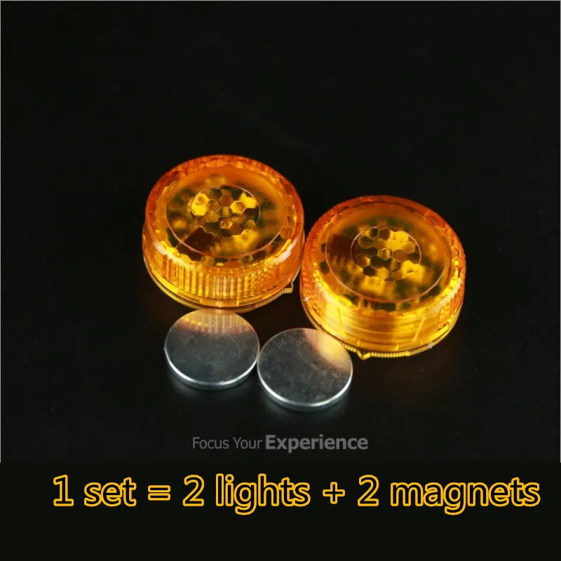 

2PCs Car Door Opening Wireless Magnetic LED Warning Light Bulb Strobe Flash Waterproof Anti Rear-end Collision LED Safety Lamp