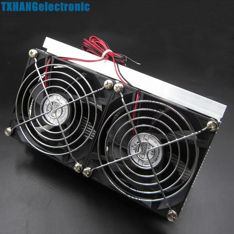

Thermoelectric Refrigeration Device Double Fan Cooler Cooling System Kit EM88