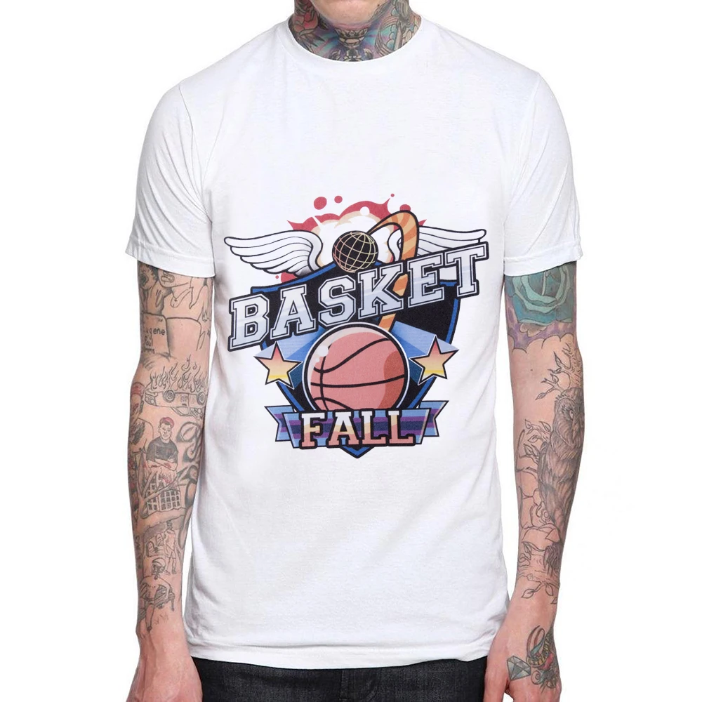 New Summer Hip Hop Basketballer T Shirt Men Casual 100% Cotton Short Sleeve Funny Printed T-shirt Mens Tshirt Cool Tee Shirts kyku skull t shirt men blue music tshirt hip hop tee metal 3d print t shirt punk rock casual mens clothing summer funny t shirts