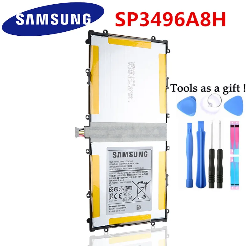 Оригинальный запасной аккумулятор SAMSUNG SP3496A8H для Samsung Google Nexus 10 GT P8110 HA32ARB подлинный