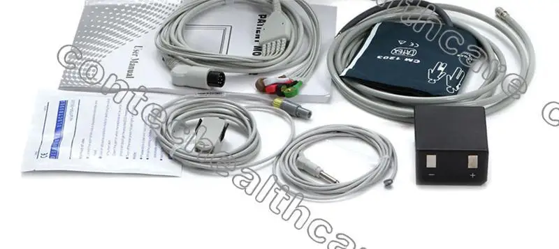 CONTEC CMS8000 CE FDA TFT 12,1 'портативный монитор пациента в отделении интенсивной терапии мульти параметр SPO2+ NIBP+ PR+ TEMP+ RESP