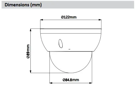 DH SD22204T GN CCTV IP камера безопасности 2 Мегапикселя HD 1080P сети мини PTZ купол 4x