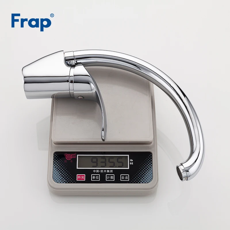 Frap горячая Распродажа хромированный полированный кухонный смеситель для