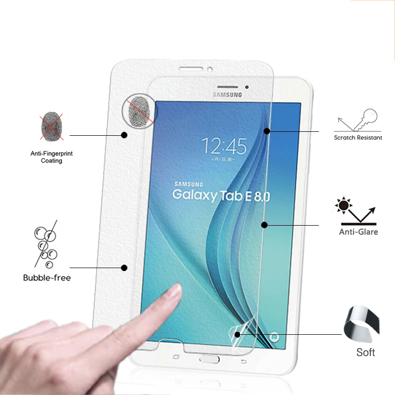 Премиум Матовая Антибликовая пленка для Samsung Galaxy Tab E 8 0 SM T3777 &quotпланшет против