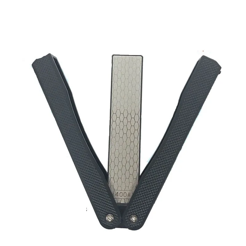 

Fan-shaped diamond sharpener double-sided outdoor portable sharpening tool