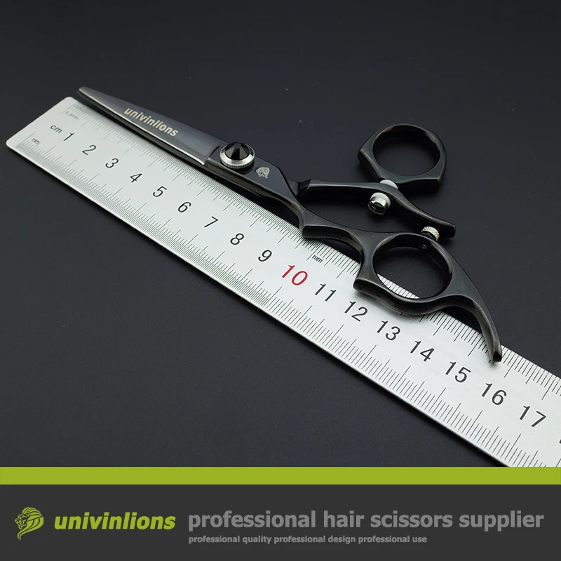 Ножницы Парикмахерские с левым шарниром и вращением на палец 5 дюйма|barber