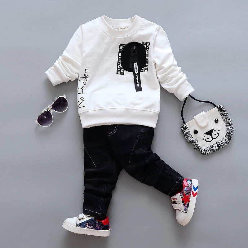 BibiCola 2018 fashion Baby Boys Clothes Set Kids Tops T-shirt+Pants 2pcs Sport Suit Infant Boy Clothing Tracksuit |