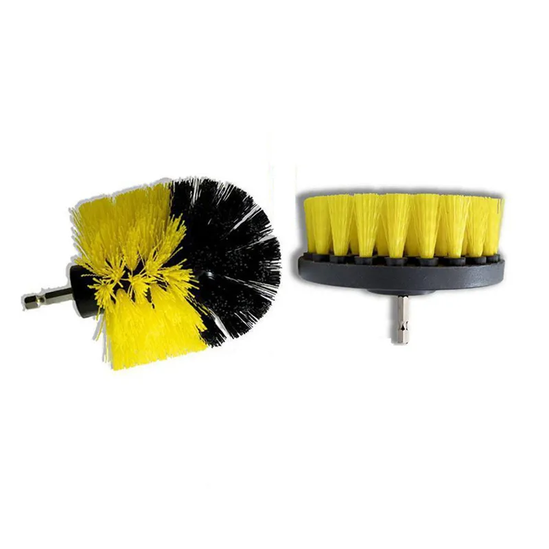 3 шт. 2/3. 5/4 дюймов желтая электрическая дрель щетка для плитки Grout Power Scrubber Tub Набор