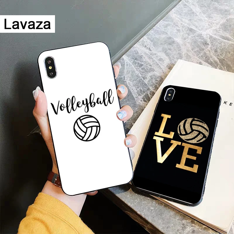 Силиконовый чехол I love волейбольный с принтом для iPhone 5 5S 6 6S Plus 7 8 11 Pro X XS Max XR |