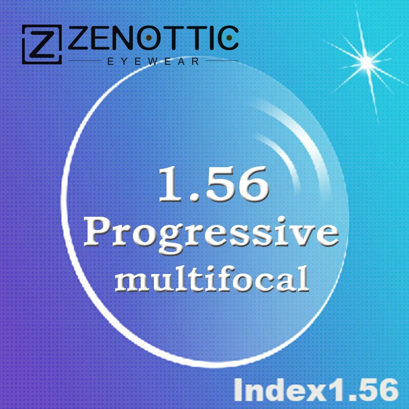 Index1.56 тонкий Cr 39 прогрессивные Мультифокальные линзами ударопрочность/чтения