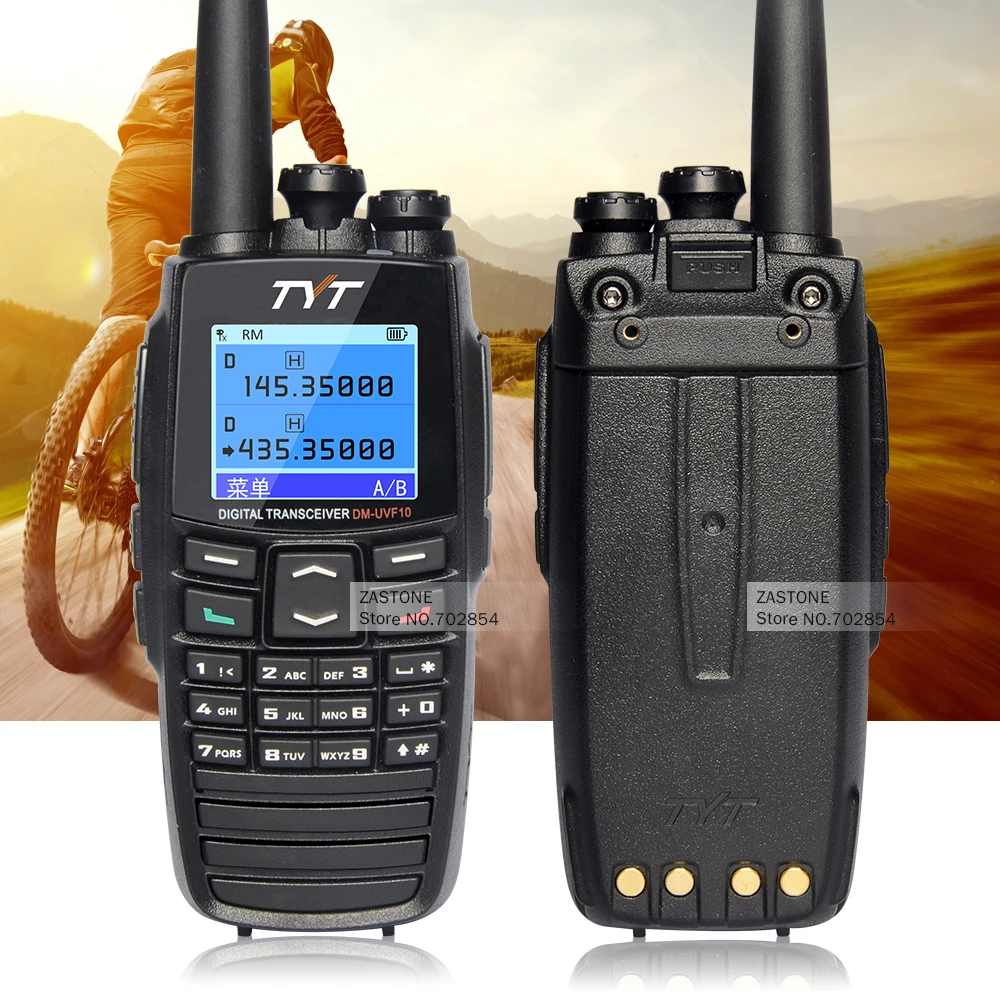GPS Опционально TYT DPMR Цифровой Walkie Talkie DM-UVF10 5 Вт 256CH VOX Сканирование Ручной Ham Радио
