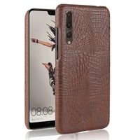 subin new case for huawei p20 plus luxury crocodile skin pu leather back cover phone protective case for hw p20 phone bag