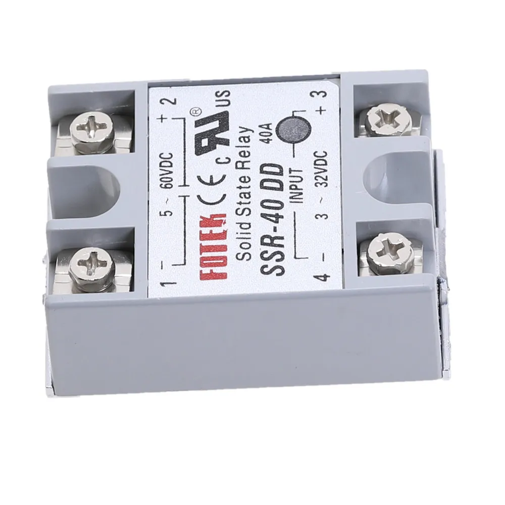 1 шт. однофазный твердотельный модуль реле SSR-40DD dc-dc 40 DD 3-32 В dc до 5-60 в dc SSR 40A