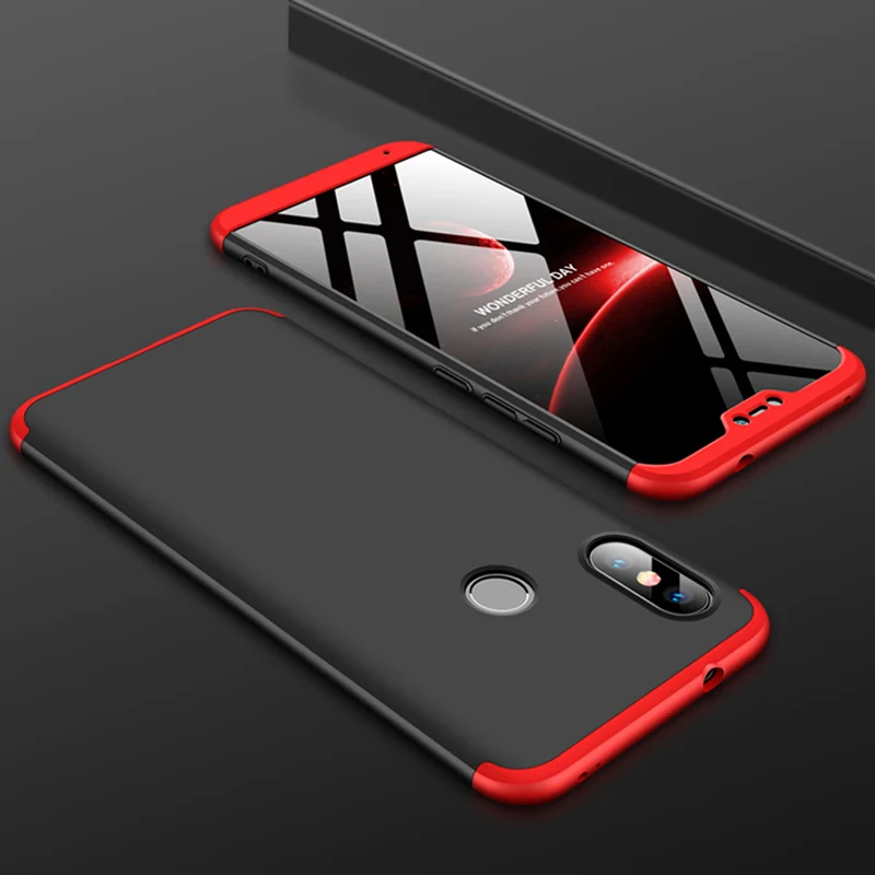 Чехол GKK 360 градусов для Xiaomi Redmi Note 7 6 5 Pro 4x 5A Prime Y1 lite Redmi 6 Pro A2 lite 6A 5A 6 4x полное покрытие корпуса