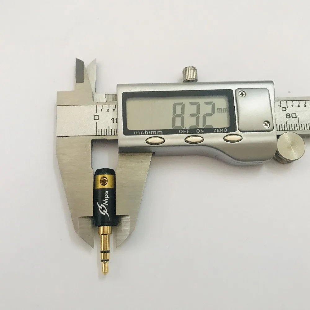 HiFi MPS Eagle-4S 3 полюса 3,5 мм аудио 24kgold-покрытием разъем для наушников 3,5 Разъемы разъем jack стерео гарнитура 1 пара