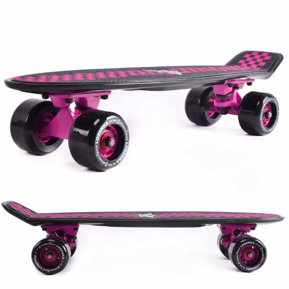 

Peny boards for sale complete Skateboard 22 griptape Retro Mini Skate long board cruiser longboard complete wheels led lights