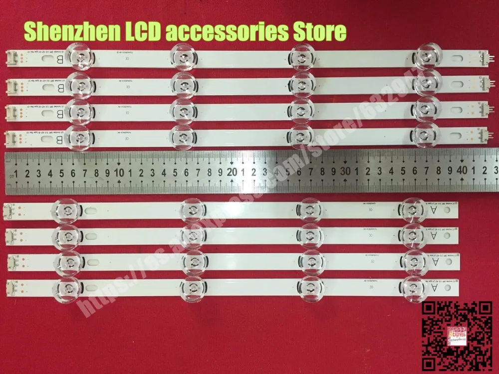 Для LG 42GB6310-CC D1rect 3 0 _ 421nch rev7 B/A-TYPE_131202 LC420DUH (FG)(A1) A + B = 82 5 см 1 шт. 4 светодиода комплект
