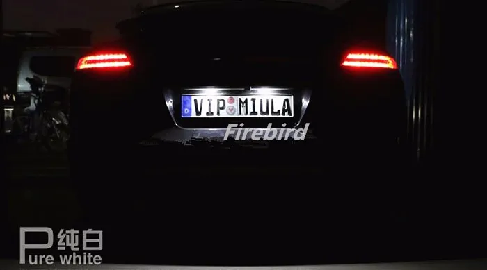 2 x CANBUS белые светодиодные лампы для номерного знака без ошибок BenZ W220 S-Class S320 S350 S500