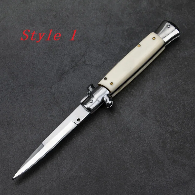 Style 1 Folding Knife multi-function Survival Knife Stainless Steel Outdoor Hunting Multitool Camping Tactical Pocket Knives EDC Tools - Цвет: Style 1