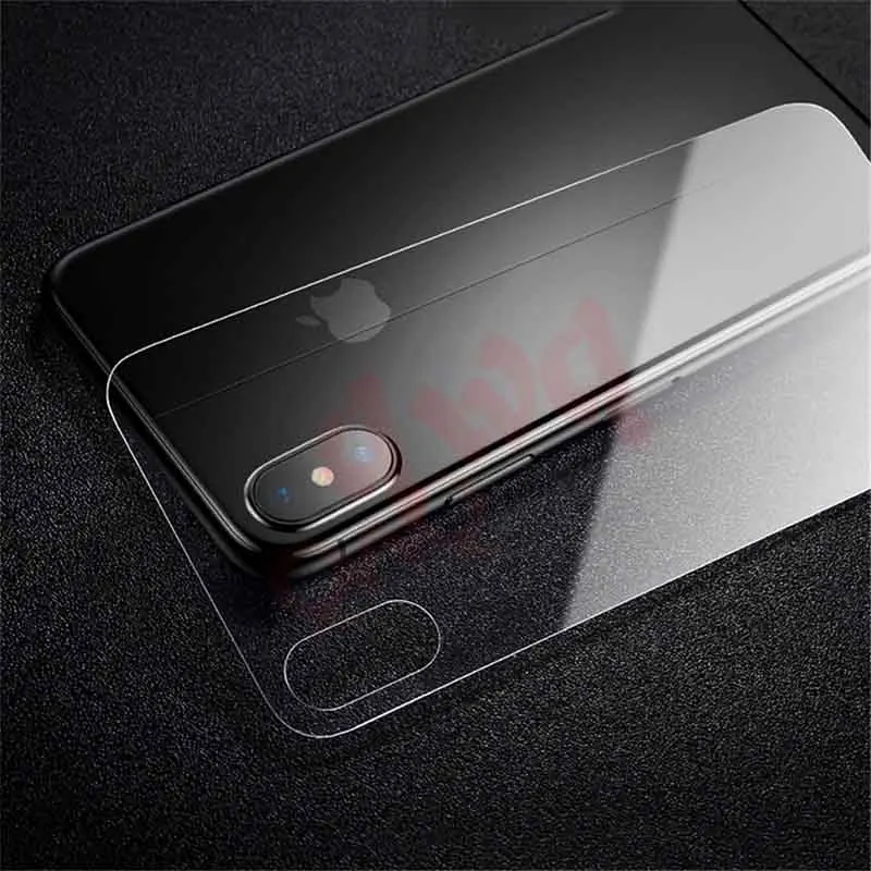 Tempered Glass 9H заднее полное покрытие из закаленного стекла для iPhone X на заднем экране протектор для iPhone X 10 защитная пленка из закаленного стекла - Цвет: Tempered Glass