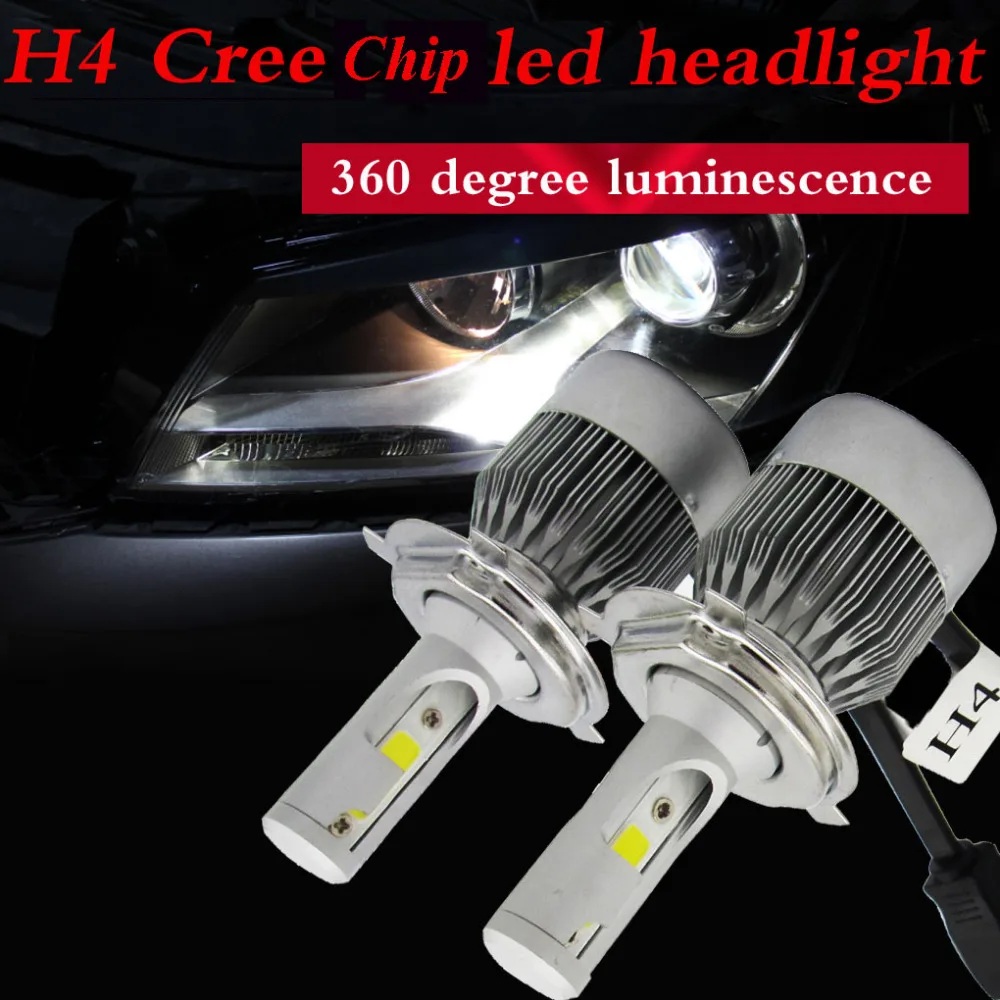 2x H4 Hi/Lo LED COB 110 Вт Автомобильные фары ксеноновые двухлучевые лампы Набор шаровых