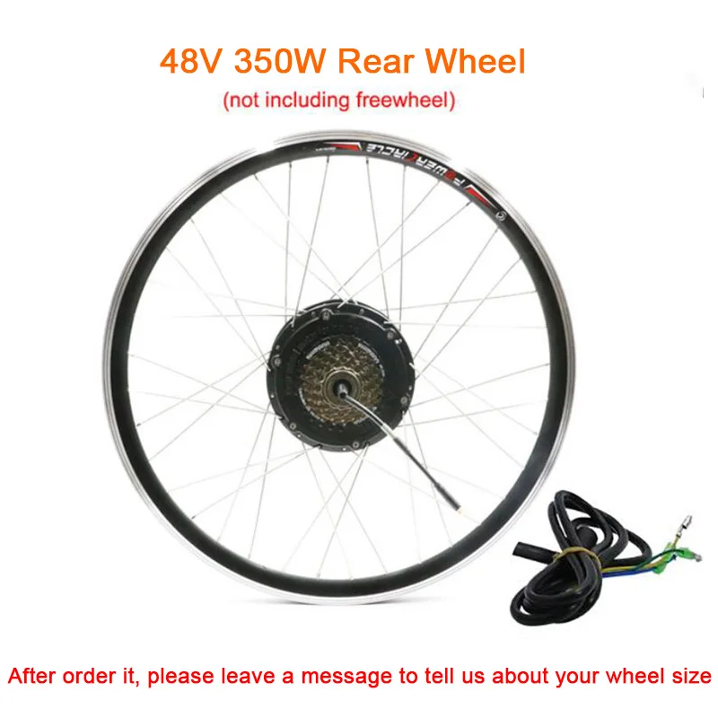 48V350W Rear Wheel JS 36V 48V 250W 350W 500 W, фара для электровелосипеда в комплект для переоборудования электрического велосипеда мотор для центрального движения колеса Электрические Велосипедные ступицы заднего колеса велосипедный двигатель eletrica - Цвет: 48V350W Rear Wheel