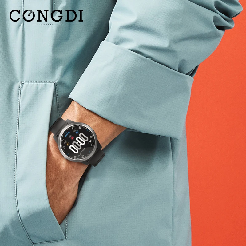 Смарт часы Congdi E101 2019 с пульсометром и тонометром Bluetooth умные фитнес