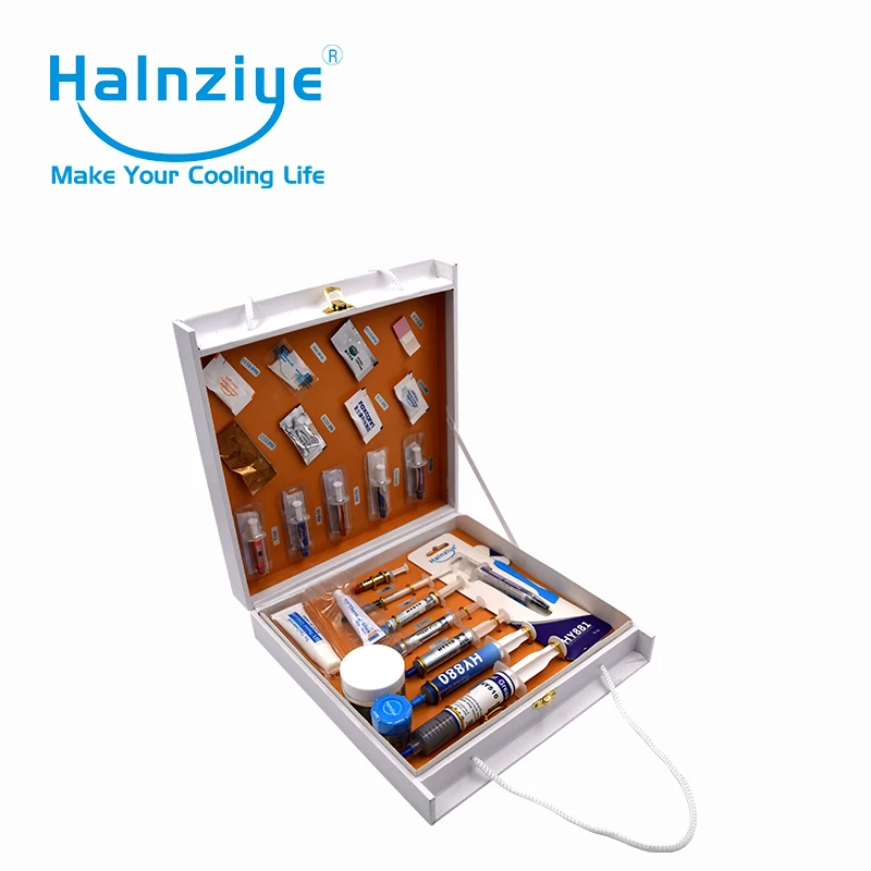 Материалы теплового интерфейса Halnziye (термопаста термоклей термоподушка) образцы