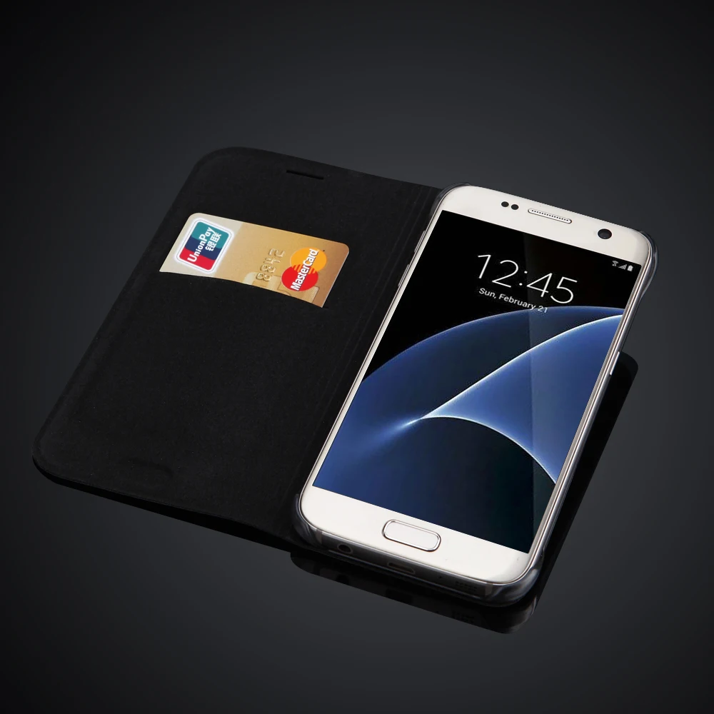 Классический чехол-книжка для Samsung Galaxy S7 G930 G930F G930A G930FD G9300 | Мобильные телефоны и
