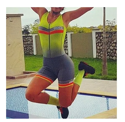 Женский костюм для триатлона Pro Team Трикотажный без рукавов велоспорта спортивный