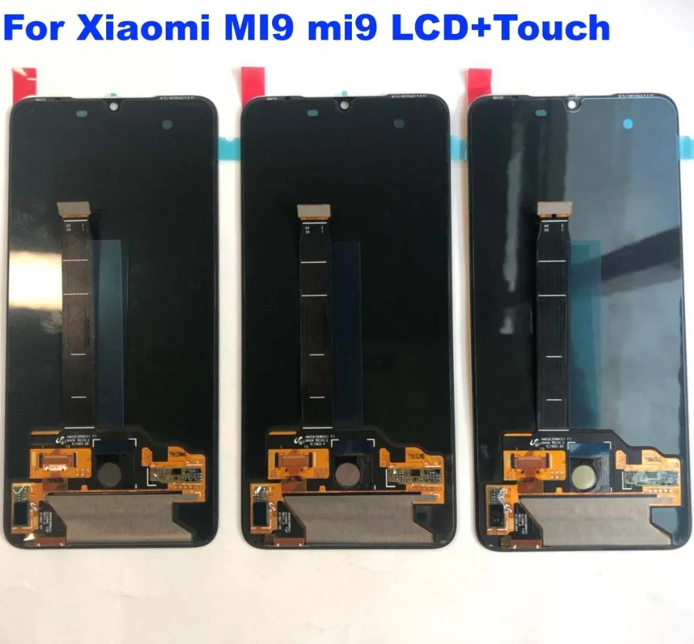 6 39 &quotAmoled экран Xiaomi Mi 9 LCD MI9 дисплей дигитайзер сборка сенсорный M1903F Замена Mi9 SE |
