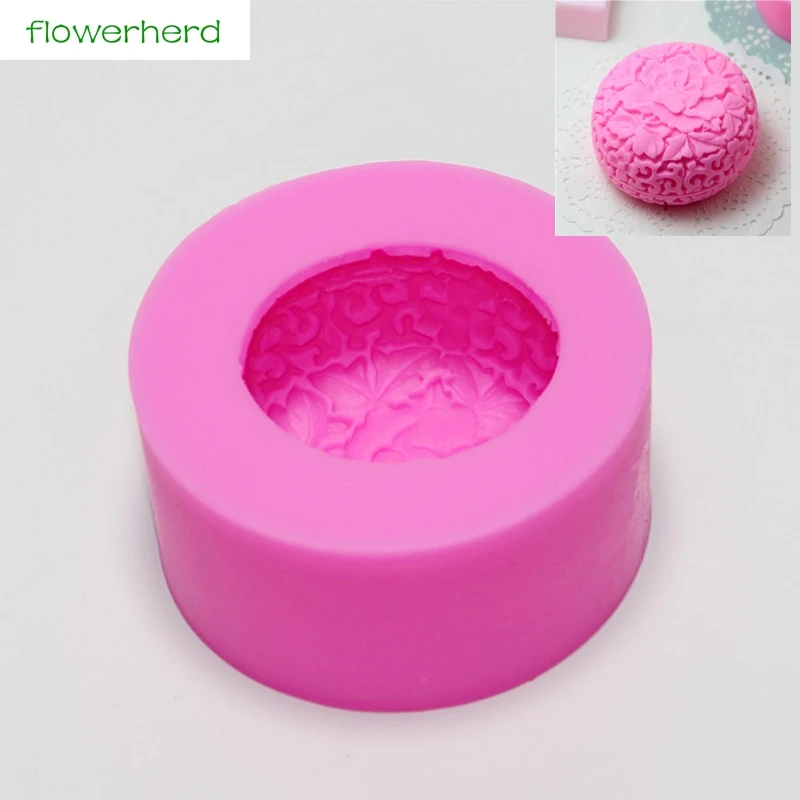 

Big Size Soap Mold Flower Silicone 3D Soap Mold Soap Making Tools For DIY Fondant Cake Craft Candle Wax-Resin Handmade