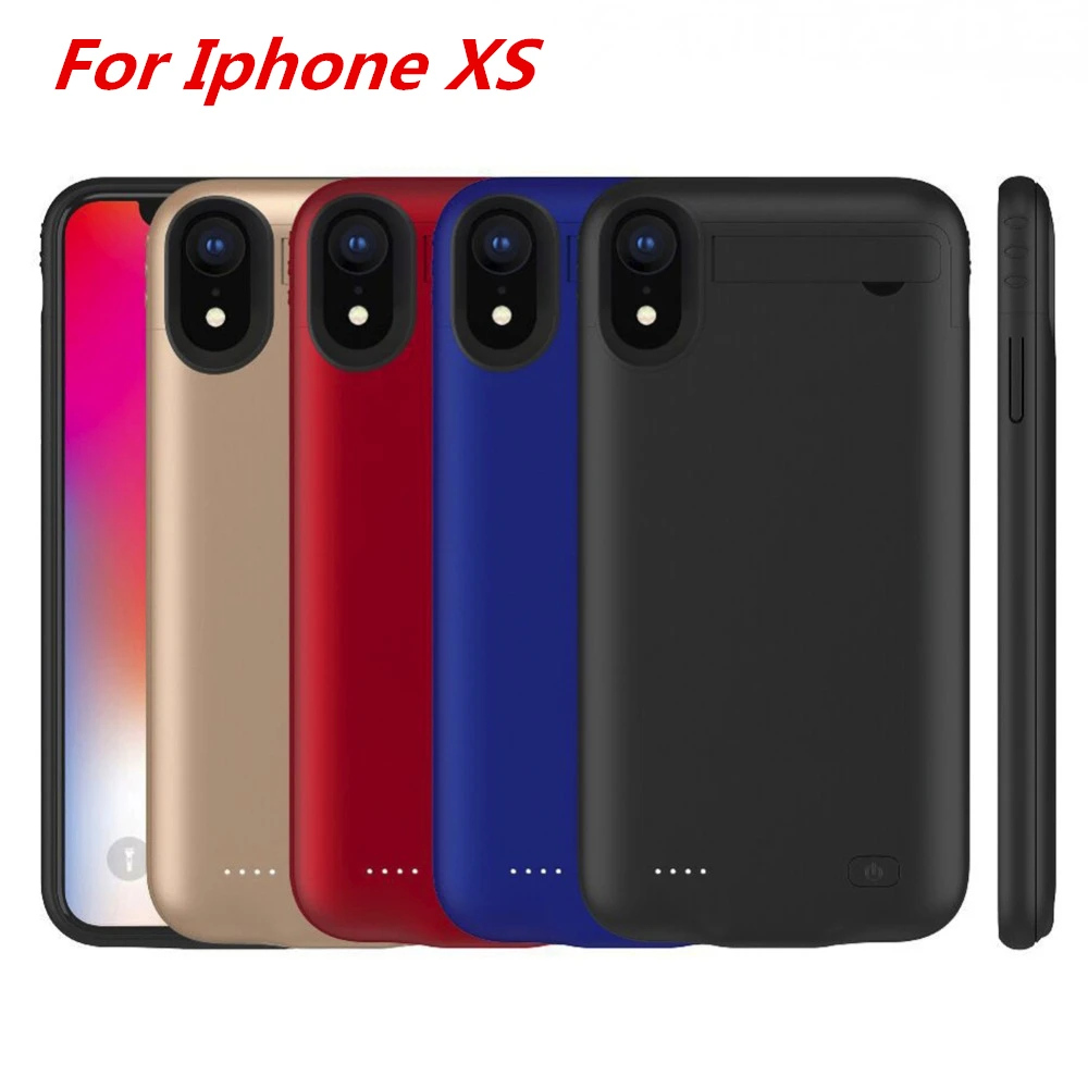 5200 мАч для iphone XS чехол батареи умный ультра тонкий высококачественный зарядного