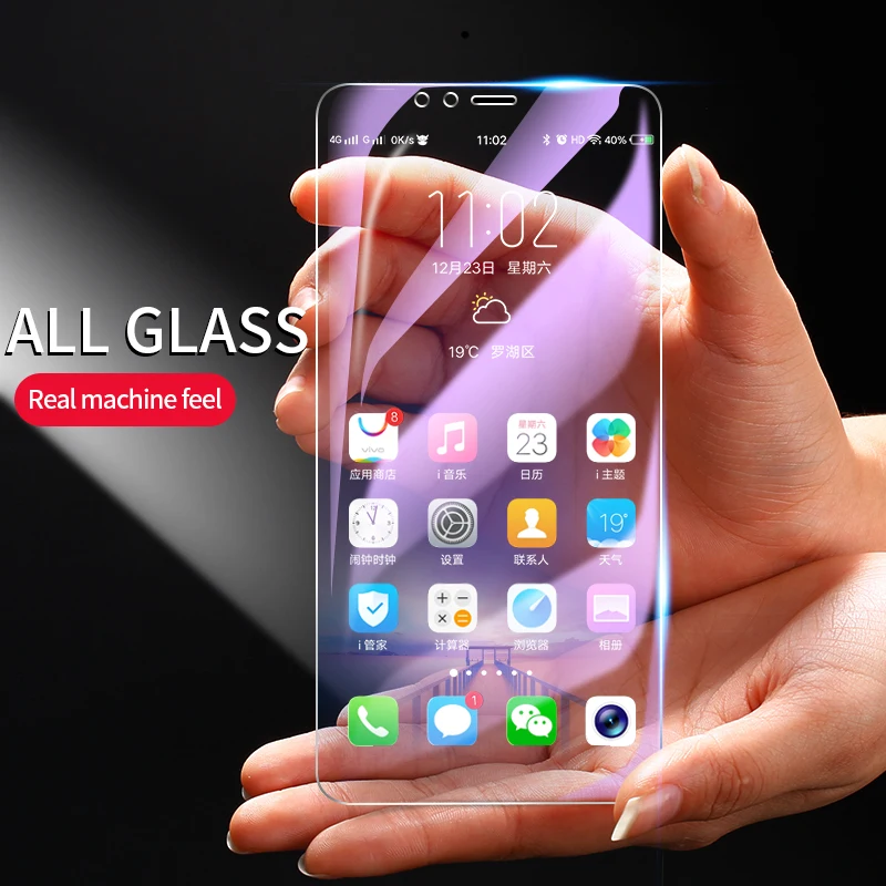 Защитное закаленное стекло для HUAWEI P30 Honor V20 V10 10 9i 9 8 8X 7 HD с защитой от синего света