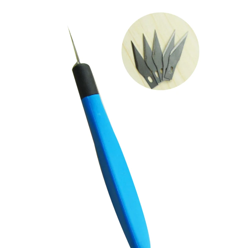 Дафа флуоресцентный гравировальный нож комбинированный 6 разных лезвий для