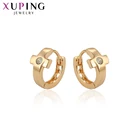 Xuping крест ювелирные изделия для женщин серьги-кольца подарки на день Святого Валентина Позолоченные синтетические фианиты ювелирные изделия 97450