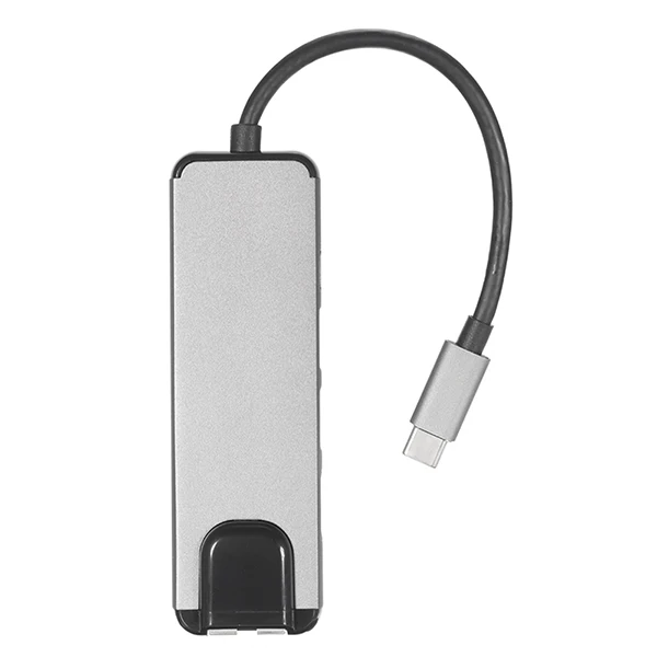 5 портов в 1 Тип C быстрая зарядная док-станция USB C 3,0 зарядка Ethernet 4 K HD HDIM адаптер Gigabit Lan Синхронизация данных для ПК планшета