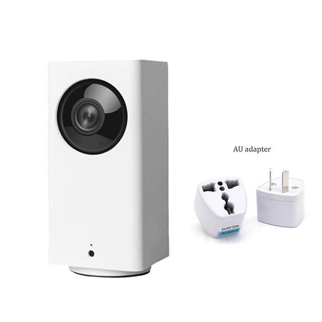 Add AU Adapter Xiao mi jia IP камера Dafang умный монитор 110 градусов 1080p HD интеллектуальная безопасность Wi-Fi ночное видение для mi Home App - Цветной: Add AU Adapter
