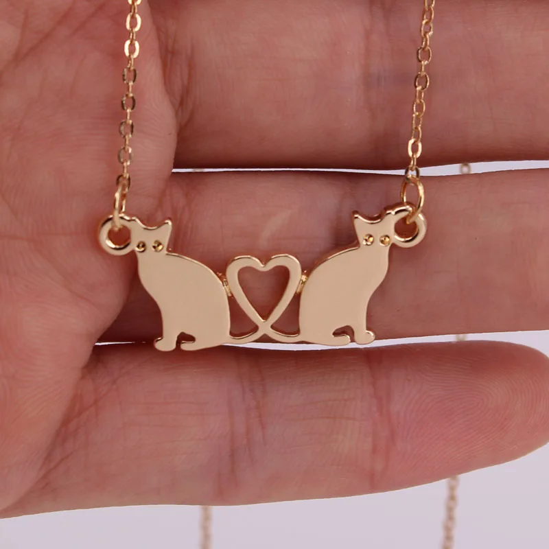 Ожерелье с надписью hzew friend|heart pendant necklace|cat necklacenecklace cute |